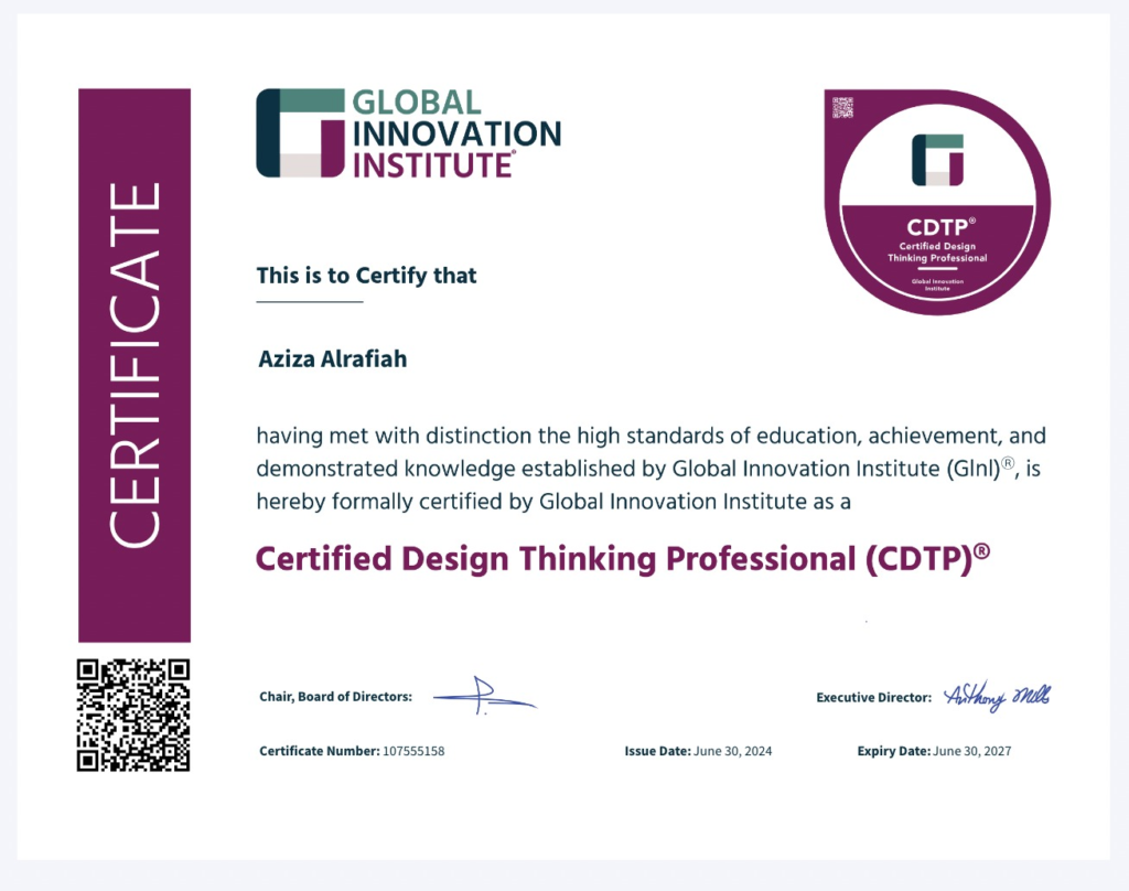 CDTP Certificate