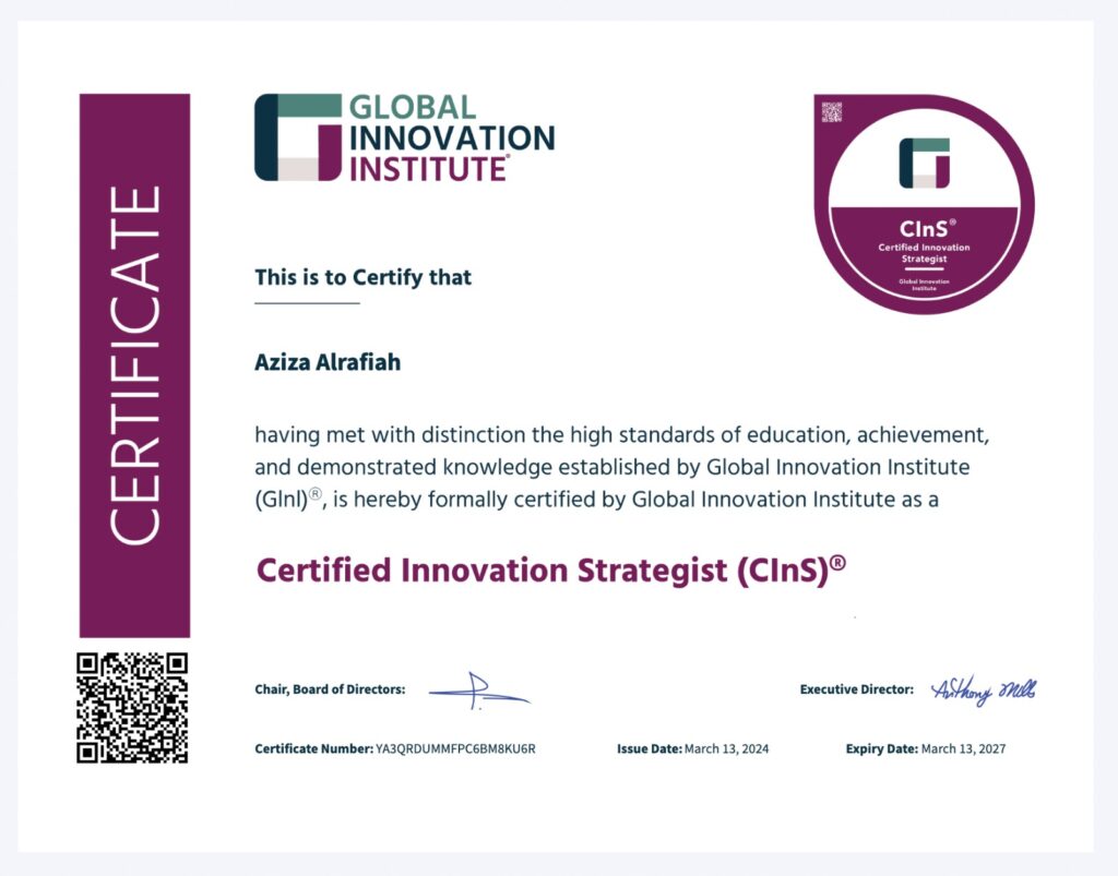 CInS Certificate